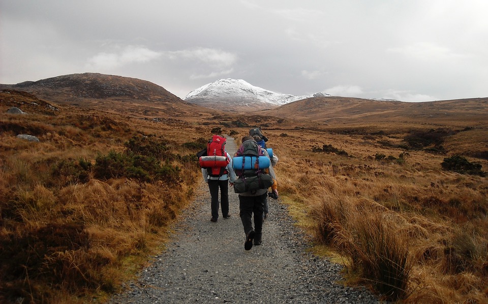 Path Backpack Travel Hike Ireland Journey