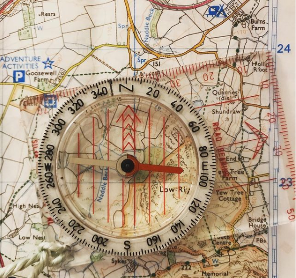Beginners Guide to Navigation with a Map and Compass